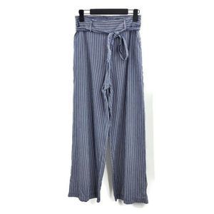 A New Day Blue White Striped Pants Size S